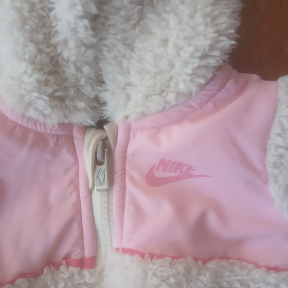 Nike Cozy Pink and Cream Kids Footie